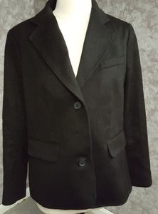 LL BEAN Petite cashmere/wool blazer 12p